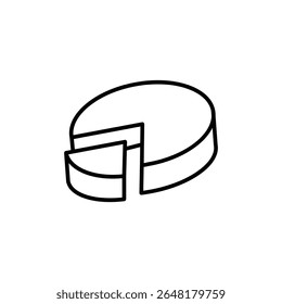 Ilustración Conceptual De Gráfico Circular Con Un Gráfico De Segmento Faltante