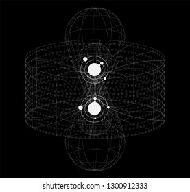 Conceptual Illustration Of Quantum Entanglement.