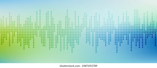 Conceptual image of sound wave, acoustics and sound vibrations, oscillations in space, Auditory System, concept Hearing Test, meditation and sound therapy, audio technologies and sound design