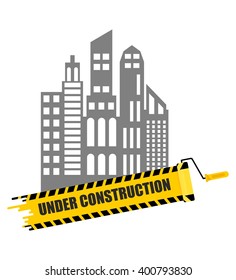 Conceptual image of  tools for repair, construction and builder. Cartoon flat vector illustration. Objects isolated on a background. 