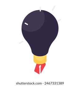 Conceptual isometric design icon of creative writing