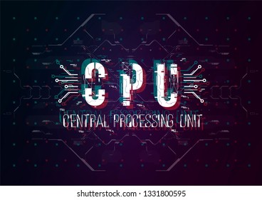 Conceptual Layout with HUD elements for print and web. Lettering with futuristic user interface elements.