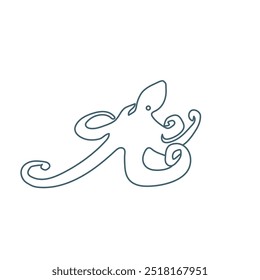 Conceptual line drawing of Octopus