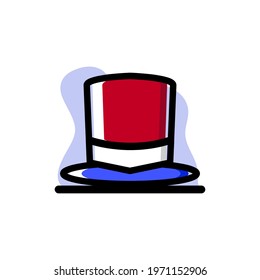 Conceptual Magician Hat Vector Illustration Icon Design eps10