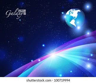 conceptual modern earth globe vector design