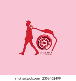 A conceptual photography logo for photographers