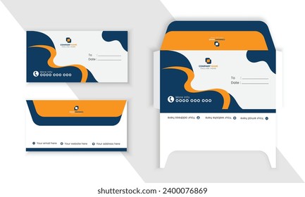 Conceptual and professional Vector Business envelope design