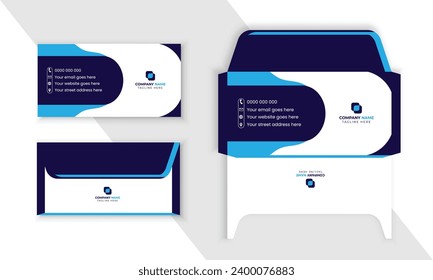 Conceptual and professional Vector Business envelope design