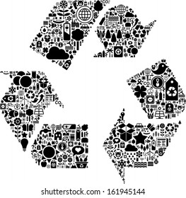 Conceptual Recycle icon