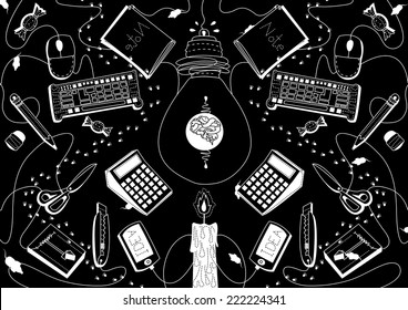 Conceptual representation of an idea or inspiration