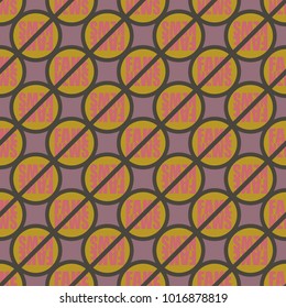 Conceptual seamless pattern with logo fake news. Global problems of humanity.