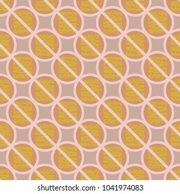 Conceptual seamless pattern with logo fake news. Global problems of humanity.