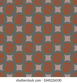 Conceptual seamless pattern with logo fake news. Global problems of humanity.