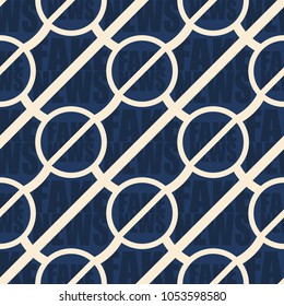 Conceptual seamless pattern with logo fake news. Global problems of humanity.