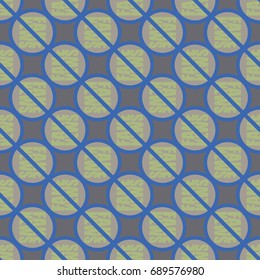 Conceptual seamless pattern with logo fake news. Global problems of humanity.