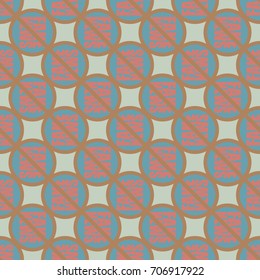 Conceptual seamless pattern with logo fake news. Global problems of humanity.