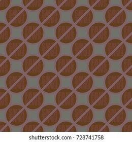 Conceptual seamless pattern with logo fake news. Global problems of humanity.