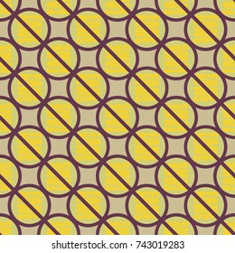 Conceptual seamless pattern with logo fake news. Global problems of humanity.