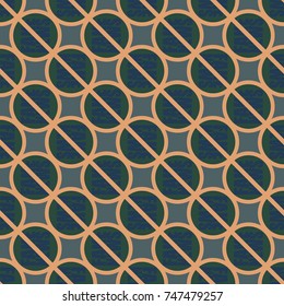 Conceptual seamless pattern with logo fake news. Global problems of humanity.