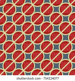 Conceptual seamless pattern with logo fake news. Global problems of humanity.