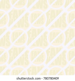 Conceptual seamless pattern with logo fake news. Global problems of humanity.