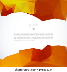 conceptual shape geometrical orange scene colorful abstract background scene multicolor numeric orange fashionable site business fancy beauty concept banner drop future booklet creation collage graphi