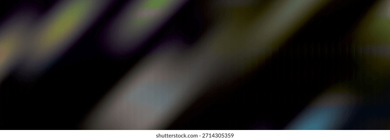 Plano de fundo de borrão brilhante conceitual com partículas brilhantes e diferentes elementos em close-up