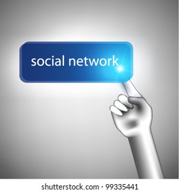 conceptual social networking graphic design