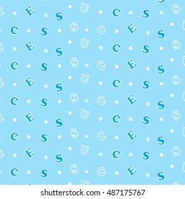 conceptual success text pattern background vector illustration