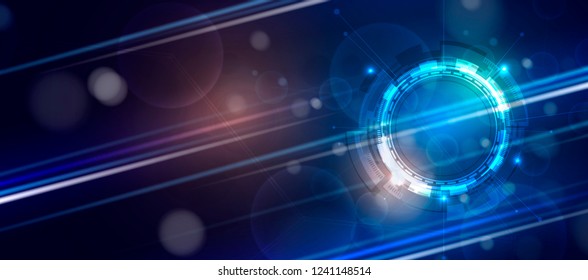 Conceptual technology illustration of artificial intelligence. Abstract futuristic background