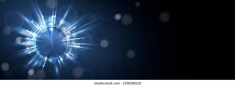 Conceptual technology illustration of artificial intelligence. Abstract futuristic background