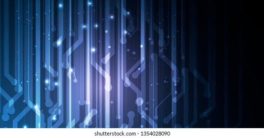 Conceptual technology illustration of artificial intelligence. Abstract futuristic background