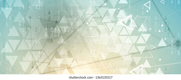 Conceptual technology illustration of artificial intelligence. Abstract futuristic background