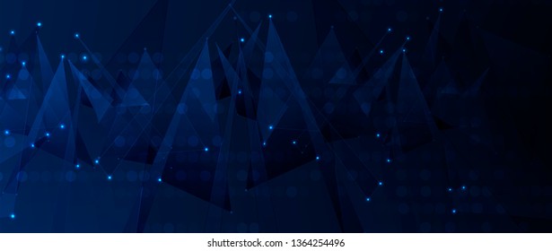 Conceptual technology illustration of artificial intelligence. Abstract futuristic background