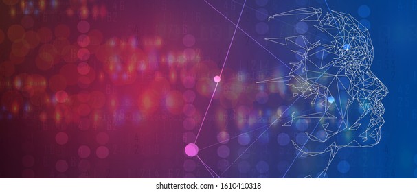 Conceptual technology illustration of artificial intelligence