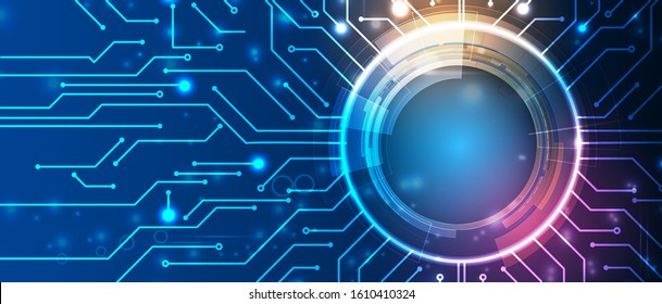 Conceptual technology illustration of artificial intelligence