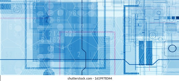 Conceptual technology illustration of artificial intelligence