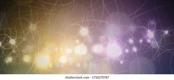 Ilustración conceptual de la inteligencia artificial. Resumen de fondo futurista