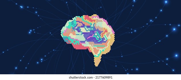 Conceptual technology illustration of artificial intelligence