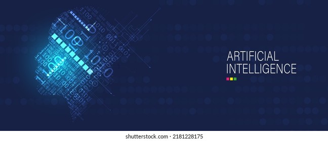 Conceptual technology illustration of artificial intelligence