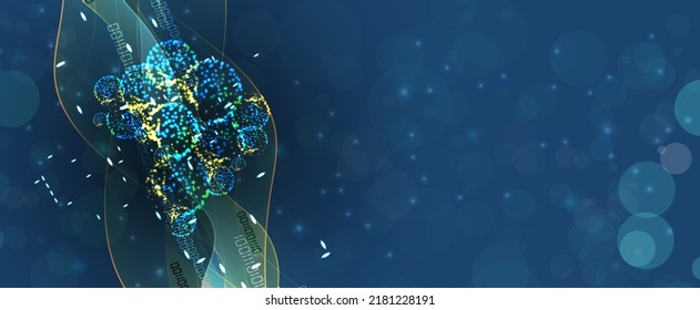 Conceptual technology illustration of artificial intelligence