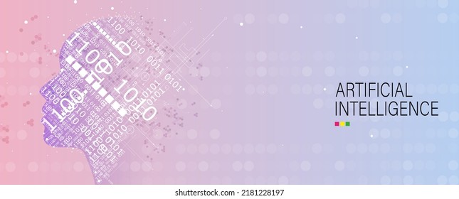 Conceptual technology illustration of artificial intelligence