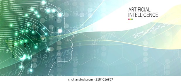 Conceptual technology illustration of artificial intelligence