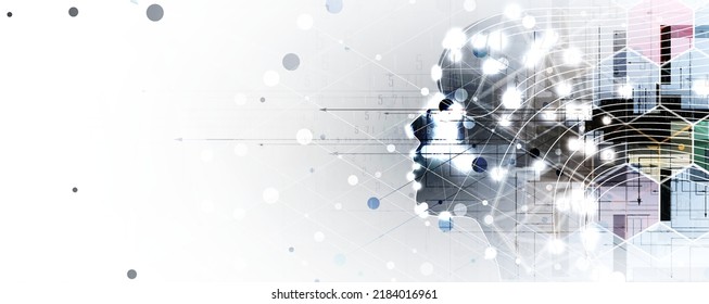 Conceptual technology illustration of artificial intelligence