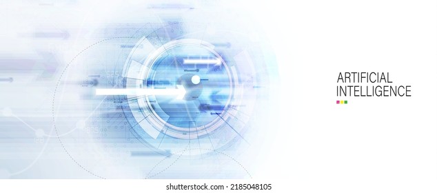 Conceptual technology illustration of artificial intelligence