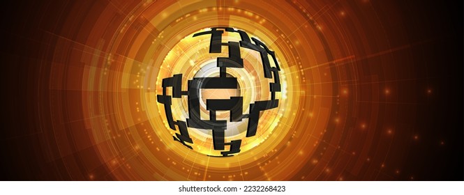 Konzeptuelle Technologie-Illustration künstlicher Intelligenz