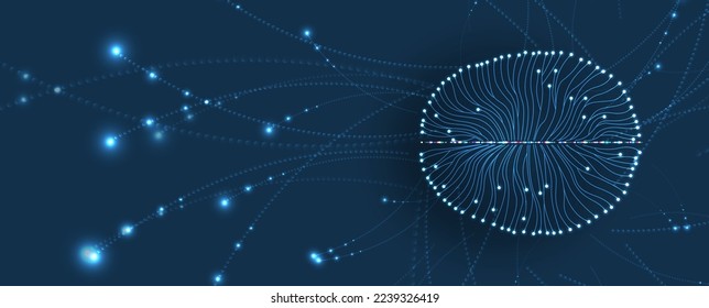 Conceptual technology illustration of artificial intelligence
