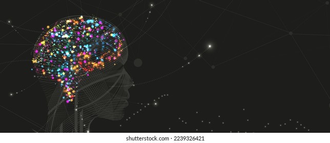 Conceptual technology illustration of artificial intelligence