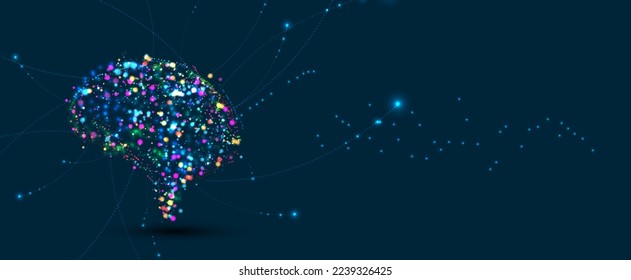 Conceptual technology illustration of artificial intelligence