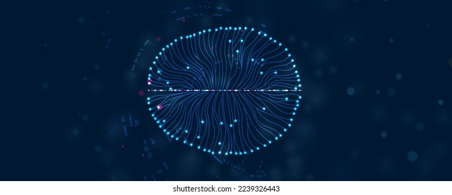 Conceptual technology illustration of artificial intelligence